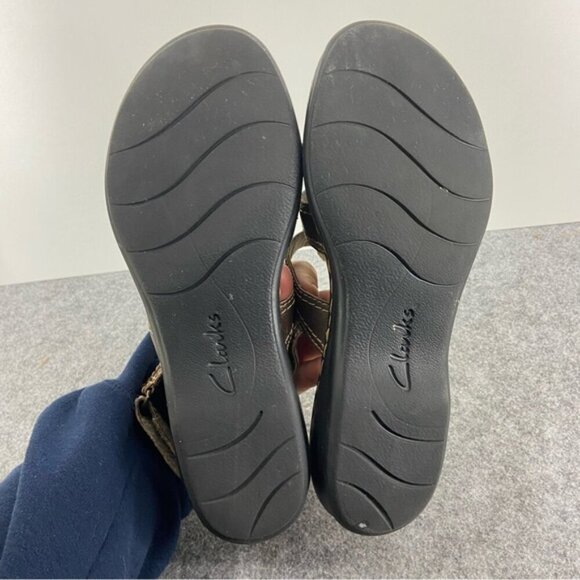 Clarks Collection Metallic Strappy Sandals Women’s Size 9M - Picture 11 of 12